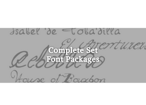 Complete Set <br>Font Packages
