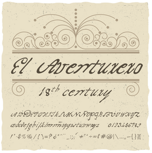 El Aventurero Font Web and Desktop Combined